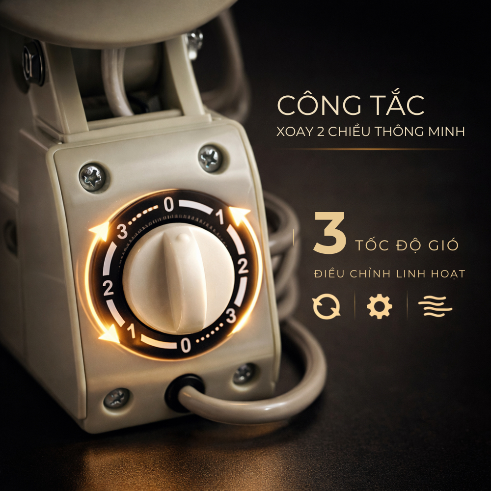 Quạt Cây HAVEN HVS 500 & HVS 600 Cao Cấp – Gió Mạnh, Êm Ái, Tiết Kiệm Điện Bảo Hành 5 Năm