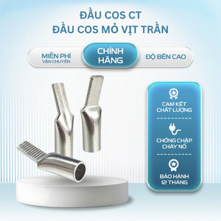 Đầu Cos Mỏ Vịt Trần CT | Cos Đồng Đấu Dây Điện 6mm – 50mm Dùng Cho Tủ Điện