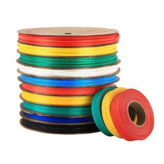 Nguyên Cuộn Ống Gen Co Nhiệt Cách Điện Phi 1-2-3-4-5-6-7-8-10mm Ống Co Nhiệt Dây Điện Nhiều Màu Sắc