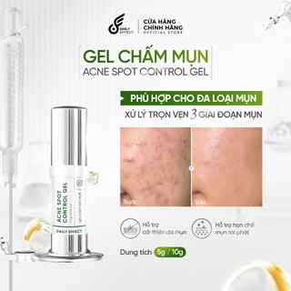[Combo Serum Giảm Mụn Kiềm Dầu + Gel Chấm Mụn] DAILY EFFECT (15g + 5g)