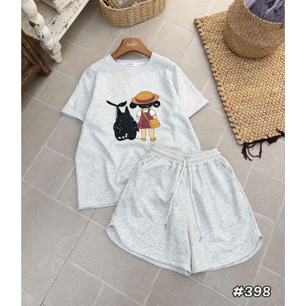 [𝑯𝒂 𝑨𝒏𝒉] Bộ Cộc Phông Cô Gái QCL1: 50-58kg