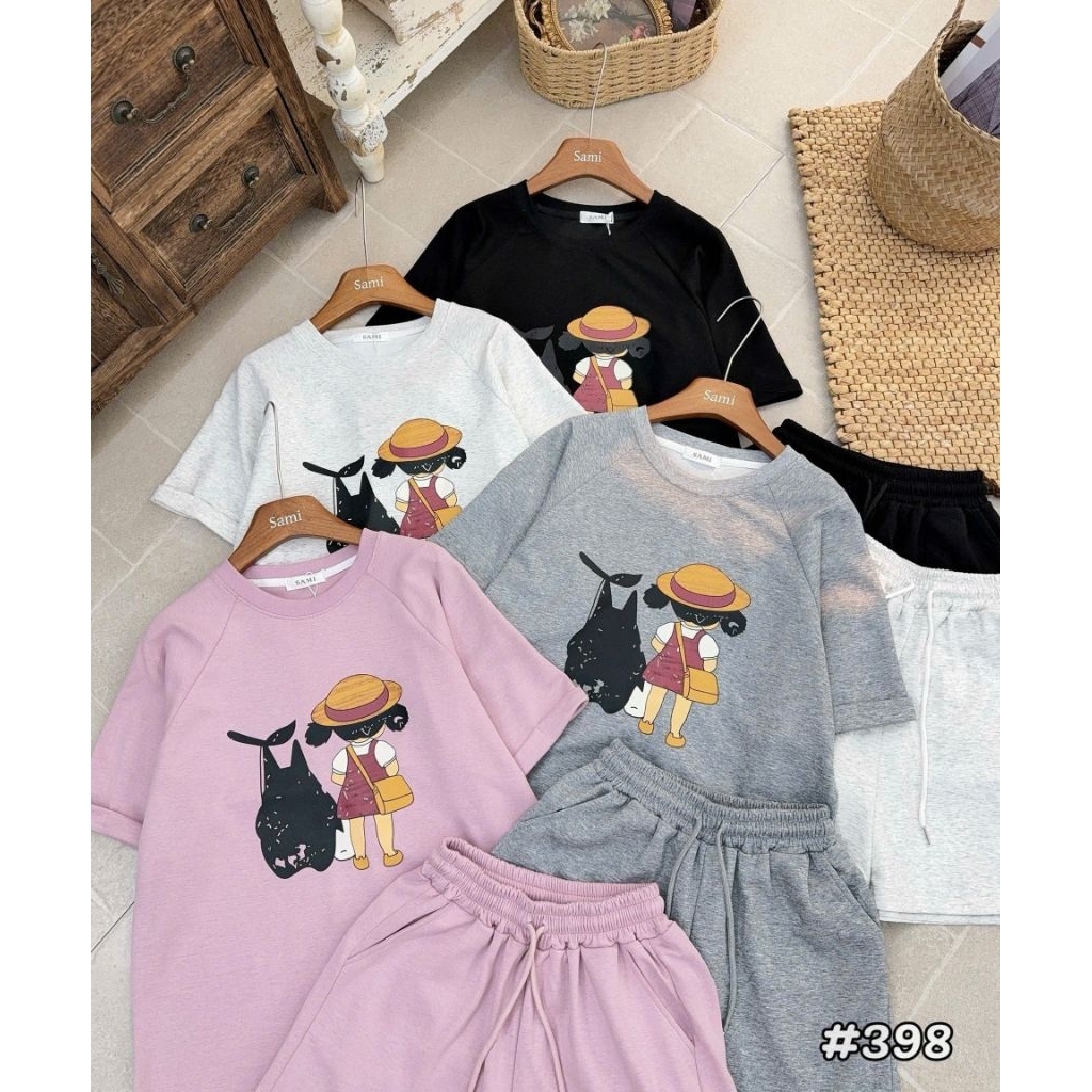 [𝑯𝒂 𝑨𝒏𝒉] Bộ Cộc Phông Cô Gái QCL1: 50-58kg