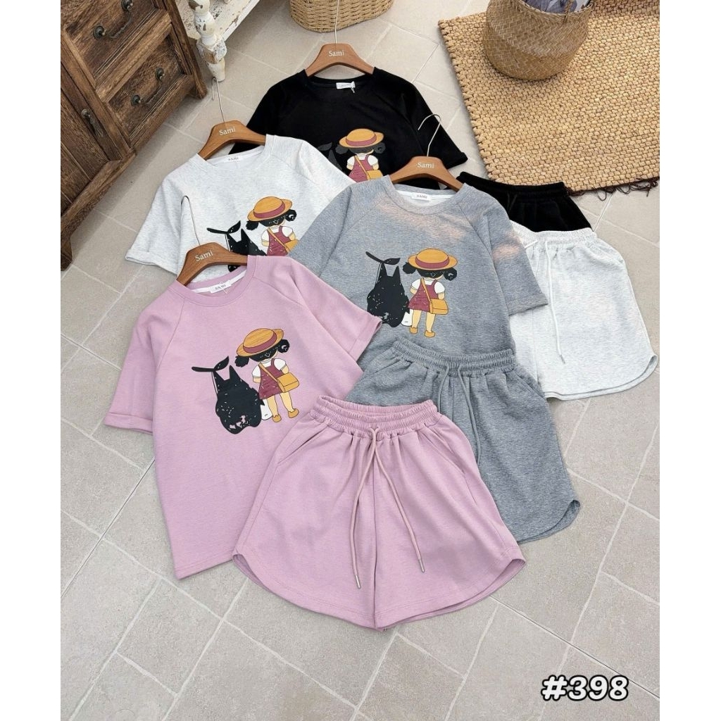 [𝑯𝒂 𝑨𝒏𝒉] Bộ Cộc Phông Cô Gái QCL1: 50-58kg