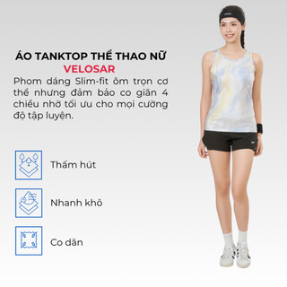 Áo Tanktop Thể Thao Nữ Velosar RTT-20088 Đa Năng Thoải Mái, Thấm Hút, Nhanh Khô