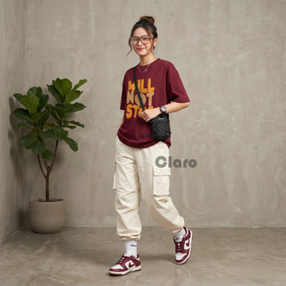 Áo Thun Oversize Nam Nữ Cotton 100% Unisex Áo Phông Streetwear WILL NOT STOP