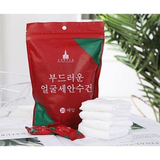 Khăn  Nén Dùng 1 Lần, Khăn Giấy Nén Hàn Quốc, Du Lịch, Tiện Lợi, Mang Theo Dễ Dàng, Túi 20 Viên