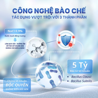 [Quà Tặng] Dung Dịch Nhỏ Mũi Vi Sinh BioLG Nozy Nhỏ Mũi Giảm Ngứa Nghẹt Mũi An Toàn Cho Trẻ Hộp 5 Lọ