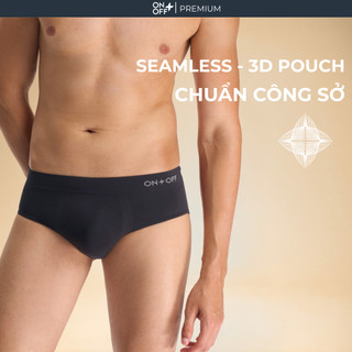 Quần lót nam brief Seamless không đường may 3D Pouch Business co giãn  thoáng khí điều hòa nhiệt ONOFF - 18UQ26A663