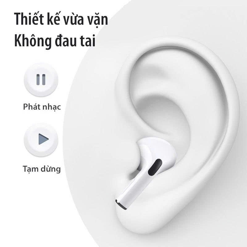 Tai Nghe Bluetooth AIPro 2 Fullbox Đầy Đủ Chức Năng Định Vị Đổi Tên Bảo Hành 6 tháng tặng kèm vỏ bọc