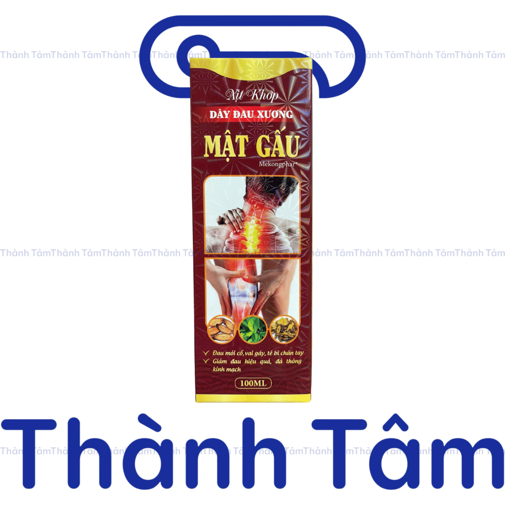 Dầu Thảo Dược Xoa Bóp MẬT GẤU ĐỎ 100 ML Giảm Căng Cơ, Làm Ấm, Thoải Mái Khi Vận Động