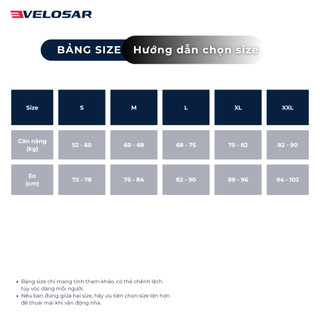 Quần Shorts Thể Thao Nam VELOSAR RSP-60035 – Nhẹ, Nhanh Khô, Co Giãn, Thoáng Mát