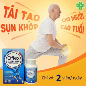 Viên uống Oflex-Glucosamin cho gân cốt chắc khỏe, thoải mái vận động (Hộp 60 viên)