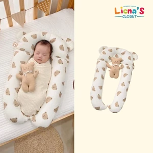 Gối Chặn Cho Bé Chữ U Vải Mềm Thoáng Khí Chống Giật Mình Dành Cho Trẻ Sơ Sinh