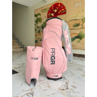 Túi Golf PRGR Ladies Cart Bag – Phiên Bản Pink Edition Cao Cấp,Thiết Kế Sang Trọng & Siêu Nhẹ Cho Nữ