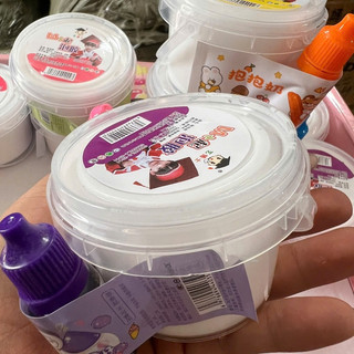Slime Xô sữa thạch trắng tặng kèm chai màu pha sẵn