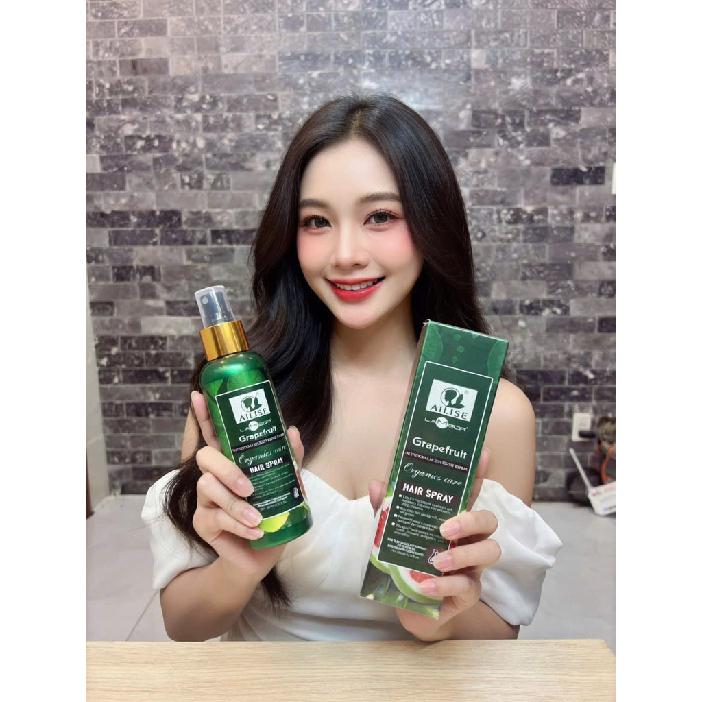 Xịt dưỡng Bưởi kích thích mọc tóc AILISE Hair Spray150ml Kích Thích Mọc Tóc Nhanh Ngăn rụng tức thời
