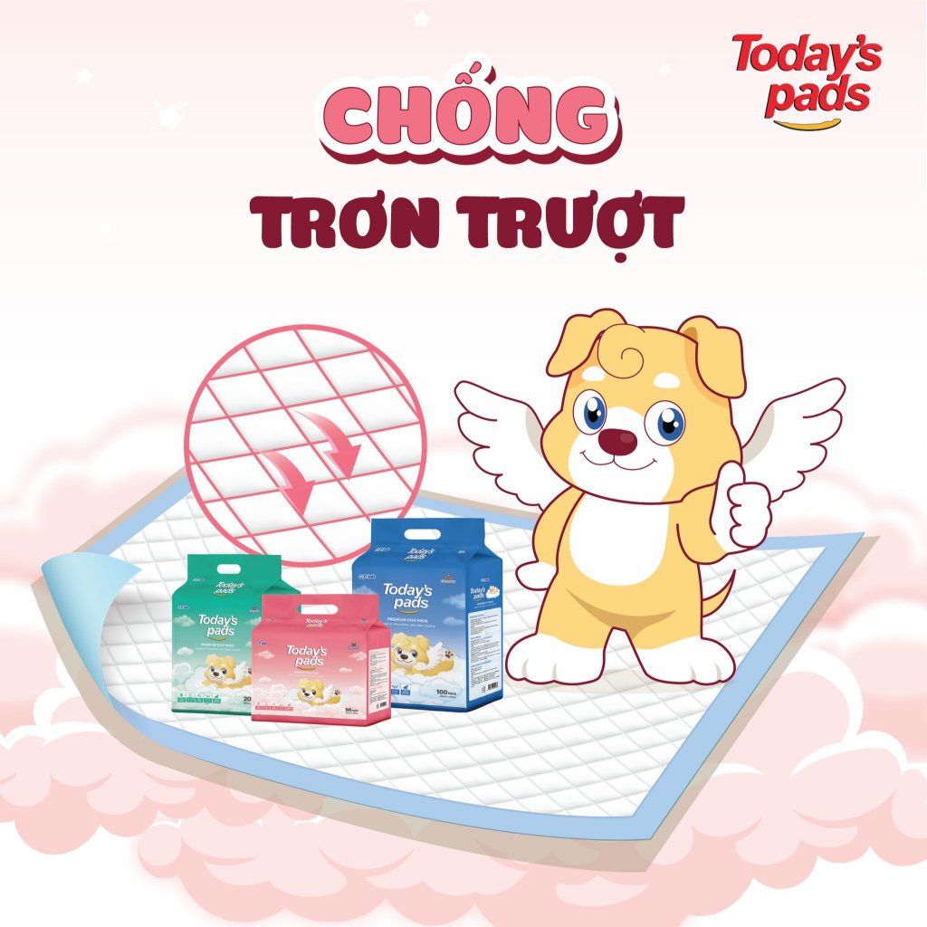 (MUA NHIỀU GIẢM GIÁ) Miếng lót vệ sinh cho chó PURMI PAD 50 miếng 40cm x 50cm