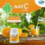 Viên uống NatC bí kíp giúp da khỏe không mụn, trắng sáng đều màu, mờ nám tàn nhang, tăng đề kháng an toàn (Lọ 30 viên)