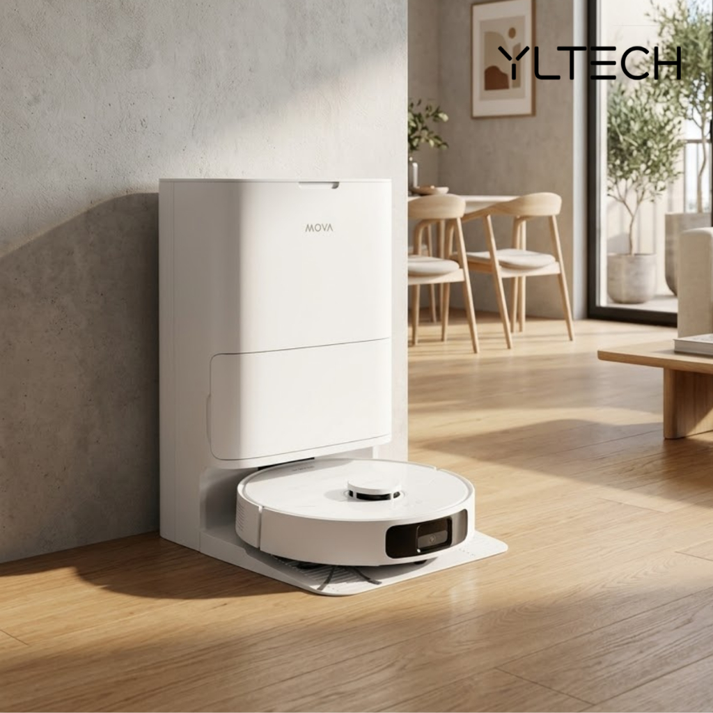 Robot Dreame Mova G20 - Tự đổ rác, giặt dẻ sấy khô khí nóng - App Tiếng Việt dễ dùng