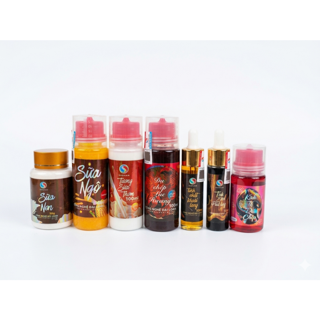 (Chính Hãng ) Combo Hương Liệu Câu Chép Sapham - Cực Thơm và Siêu Nhạy