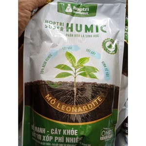 Hợp Trí Super Humic 1kg, Phân Bón Lá Hữu Cơ Sinh Học Hợp Trí, Ra Rễ Mạnh, Đất Tốt Phì Nhiêu