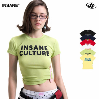 Áo Thun Baby Tee InsaneClo CULTURE BABY TEE Form Slim Fit Vải Thun Giấy Xuyên Thấu Co Giãn