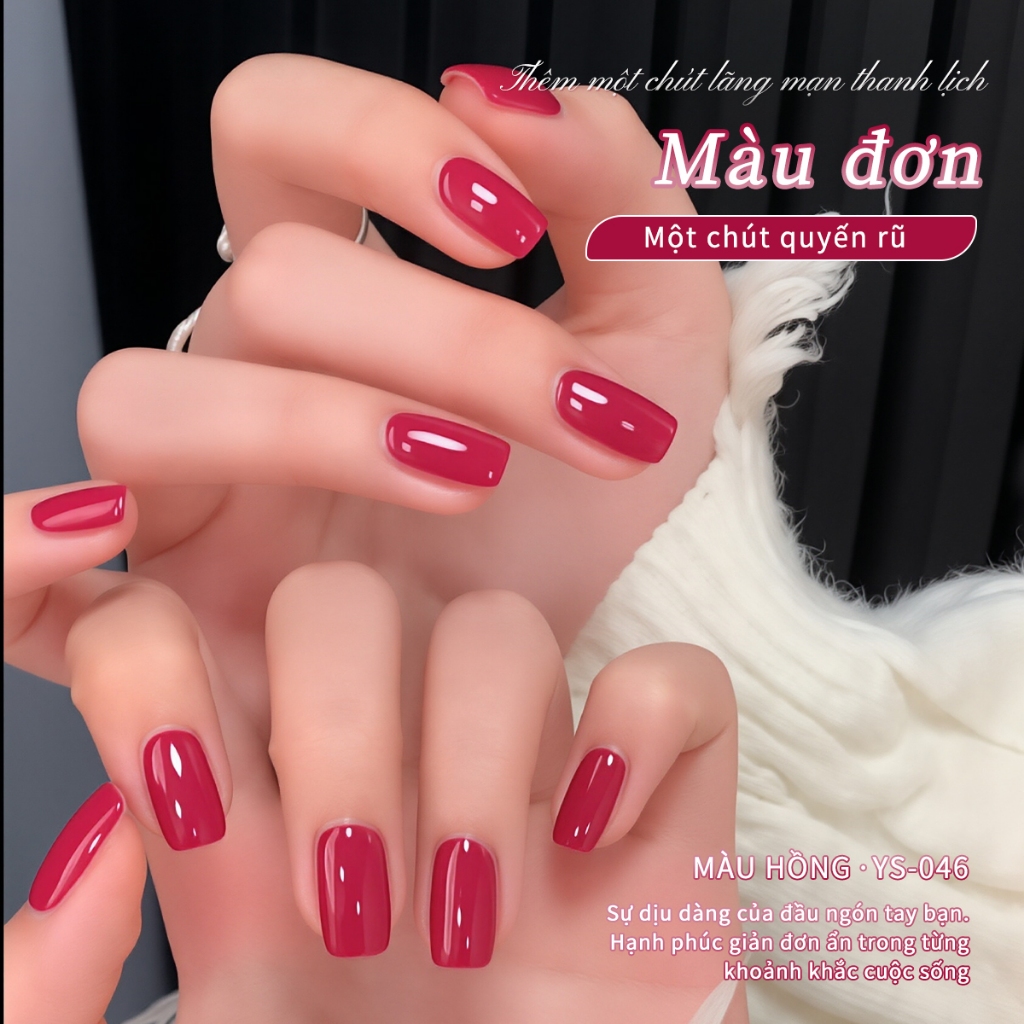 XEIJAYI 10ml - Sơn móng tay dạng gel màu đỏ mọng mới, màu sắc bền lâu, phù hợp cho mọi mùa.