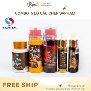 Combo Hương Liệu Câu Chép Sapham - Cực Thơm và Siêu Nhạy