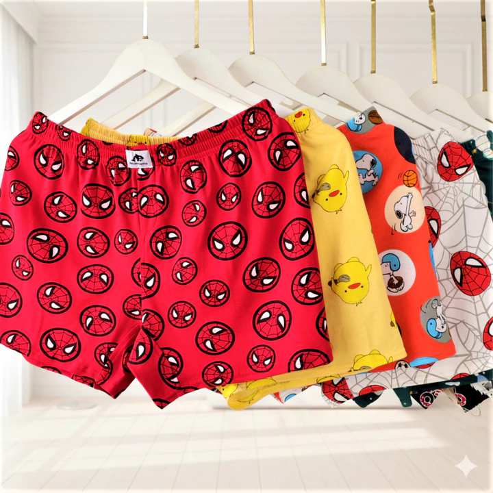 Quần Đùi Nam Nữ Thun Cotton AmericanStyle Đập Tan Nóng Bức Mặc Nhà, Mặc Làm Quần Ngủ Có Bigsize