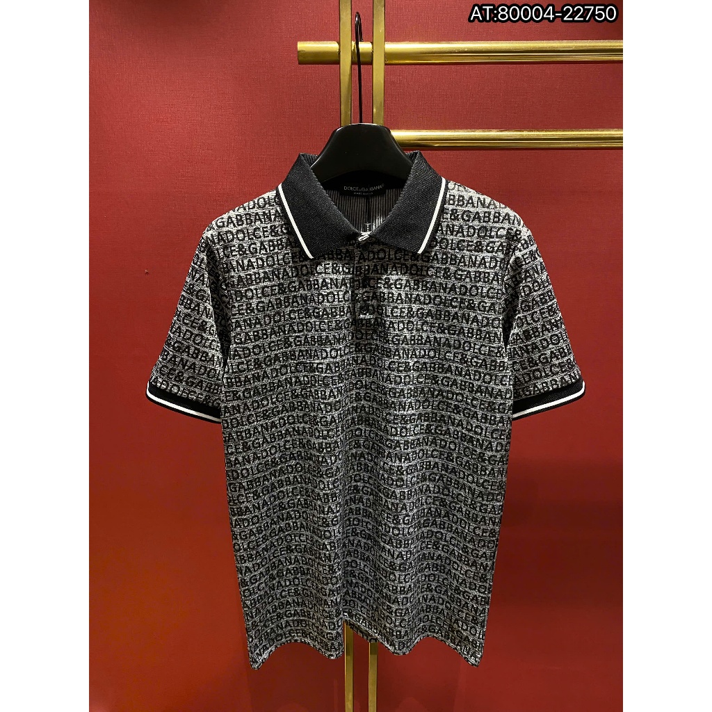 ÁO polo nam SC cổ tròn họa tiết tay ngắn phong cách trẻ trung chuẩn from