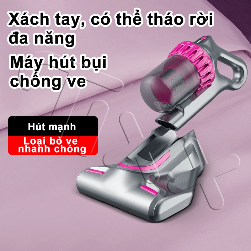 Tixx Máy hút bụi giường nệm 100W máy diệt mạt bụi nhà Khử trùng bằng tia UV