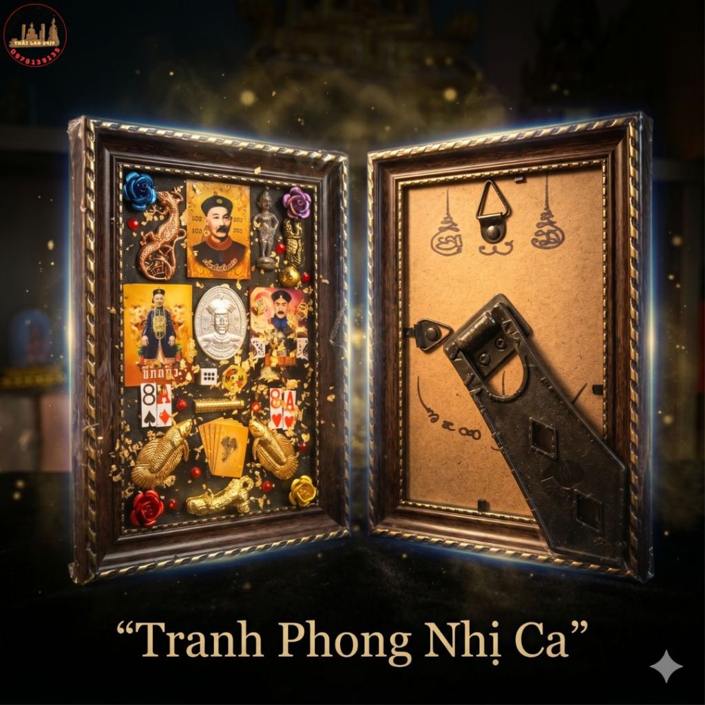Tranh Trang Trí Để Bàn 13x18cm Khung Gỗ Viền Nổi Sang Trọng