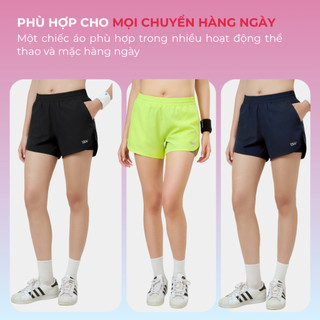 Quần Shorts Thể Thao Nữ 02 lớp VELOSAR RSP-20061 – Nhẹ, Nhanh Khô, Co Giãn, Thoáng Mát
