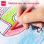 Bút Sáp Màu Deli 12/24 Màu Tươi Sáng, Màu Sáp Mịn, An Toàn Cho Bé Tô Màu, Học Tập Mỹ Thuật