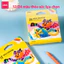 Bút Sáp Màu Deli 12/24 Màu Tươi Sáng, Màu Sáp Mịn, An Toàn Cho Bé Tô Màu, Học Tập Mỹ Thuật