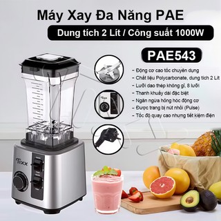 TIXX Máy Xay Sinh Tố Đa Năng Xay Đá Viên 1000W điều chỉnh nhiều cấp độ Máy Xay Đa Năng