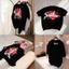 SOULIEE Áo Len Cộc Dệt Tim - Form Boxy Cổ Tròn - Knit Love Shirt