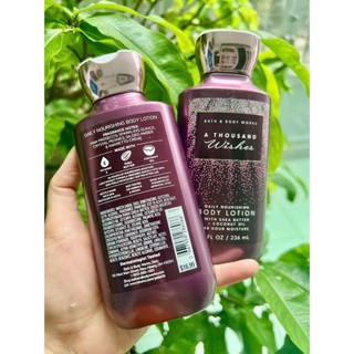 Sữa dưỡng thể Bath & Body Works A Thousand Wishes 236ml Hàng Mỹ
