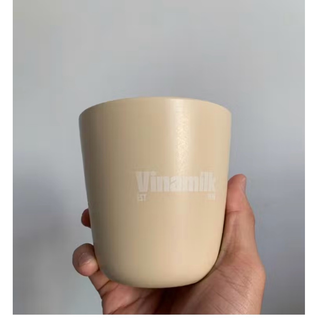 Ly Sứ nhỏ Vinamilk màu Kem Nâu ( Quà tặng Vinamilk )