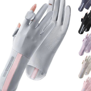Găng Tay Chống Tia UV SPORT - Găng tay Chống Nắng Hở Ngón Chống Trượt Bao Kín Tay Thoáng Khí Lái Xe Nam Nữ (tuyển s