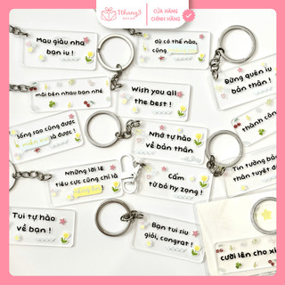 Móc Khóa Thông Điệp & Thiệp Quà Tặng, Phụ Kiện Gói Quà Cute - Tặng Bạn Gái, Bạn Thân, Người Yêu