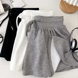 Chân váy lưng cao nỉ xếp ly xoè ngắn có quần bảo hộ xinh đen trắng xám VANISA CV46