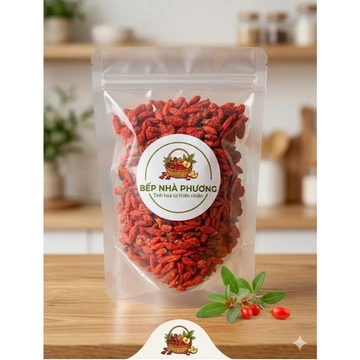 [500G] Câu Kỷ Tử Đỏ Loại 1 [Bếp Nhà Phương] - Kỷ Tử Sấy Khô Tự Nhiên, Quả To, Ngọt Thanh