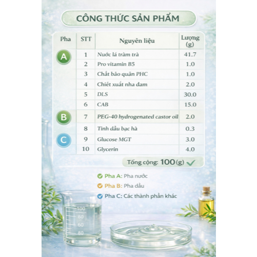 Nguyên liệu Dehytol KE-AS / CAB (INCI: Cocamidopropyl Betaine) hàng BASF
