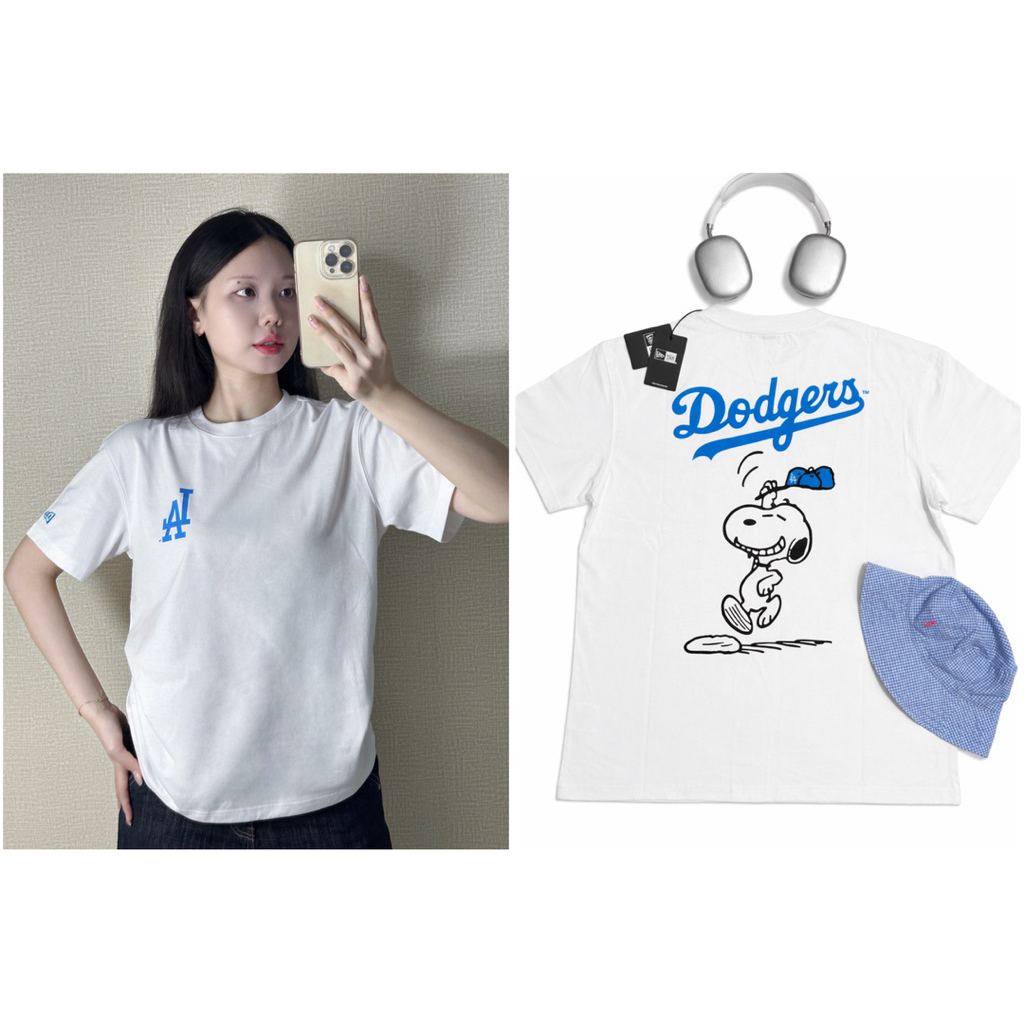 Áo thun New Era NY LA basic trắng form rộng unisex – cotton dày đẹp, logo thêu cao cấp | áo local trend 2026