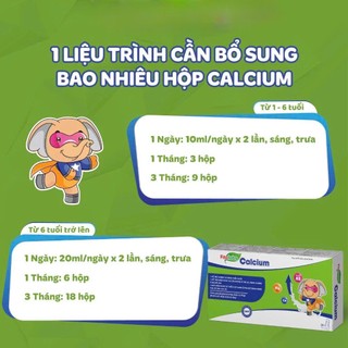 [CHÍNH HÃNG] Canxi Hữu Cơ Cho Bé Calcium FITOLABS, giúp phát triển chiều cao - Hộp 20 ống, 10ml/ống
