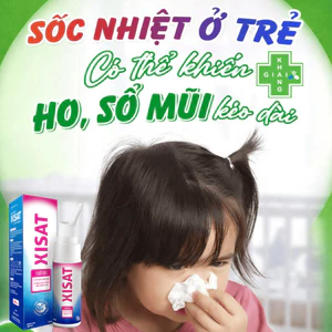 Xịt mũi nước biển sâu XISAT HỒNG dành cho trẻ em. Giúp vệ sinh mũi, ngừa sổ mũi, ngạt mũi và viêm xoang (Chai 75ml)