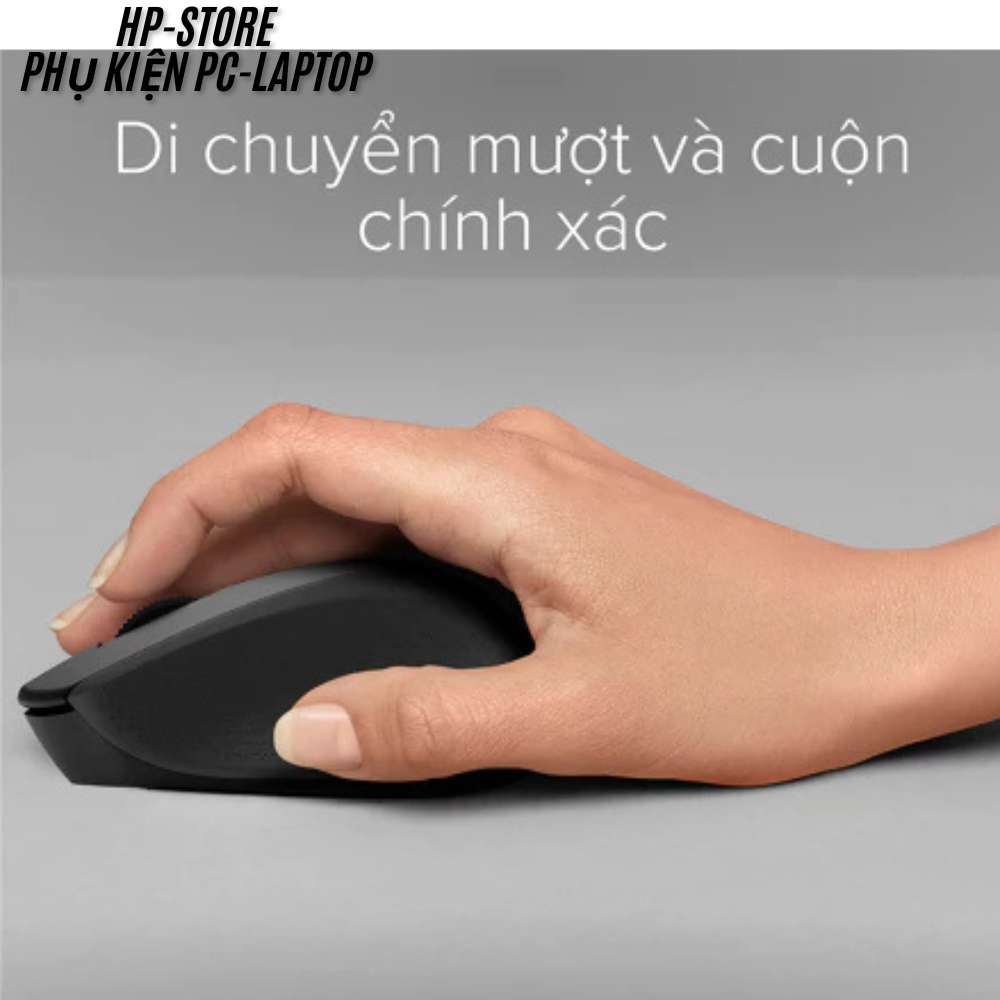 Chuột Không Dây Logitech M330 Silent - Chống Ồn, Mượt Mà, Kết nối Usb PC/ Laptop - Tặng Pin, BH 12t