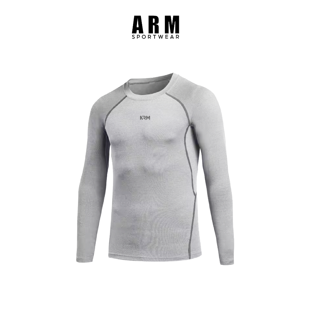 Áo Thể Thao Dài Tay Nam ARM Combat Training, áo giữ nhiệt nam ôm body tập gym, vận động thoải mái