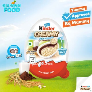 Socola trứng Kinder Creamy Cốm Gạo 19g